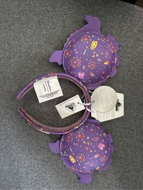 Disney EPCOT Festival Of Arts 2025 Figment Ears Headband Loungefly - NEW